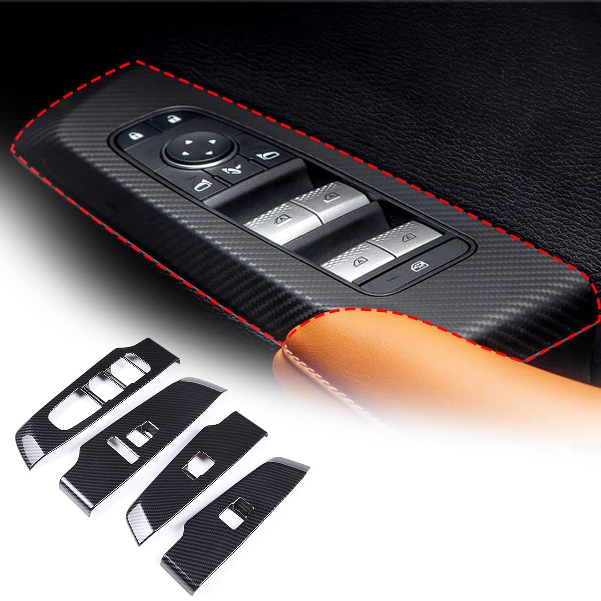 Compare HAPPYHORSE Automotive Central Control Trim Cover Protective Cover Compatible with Mitsubishi Outlander 20222024 ABS Carbon Fiber Trim Accessories Glass Lifting Frame at KSA Price