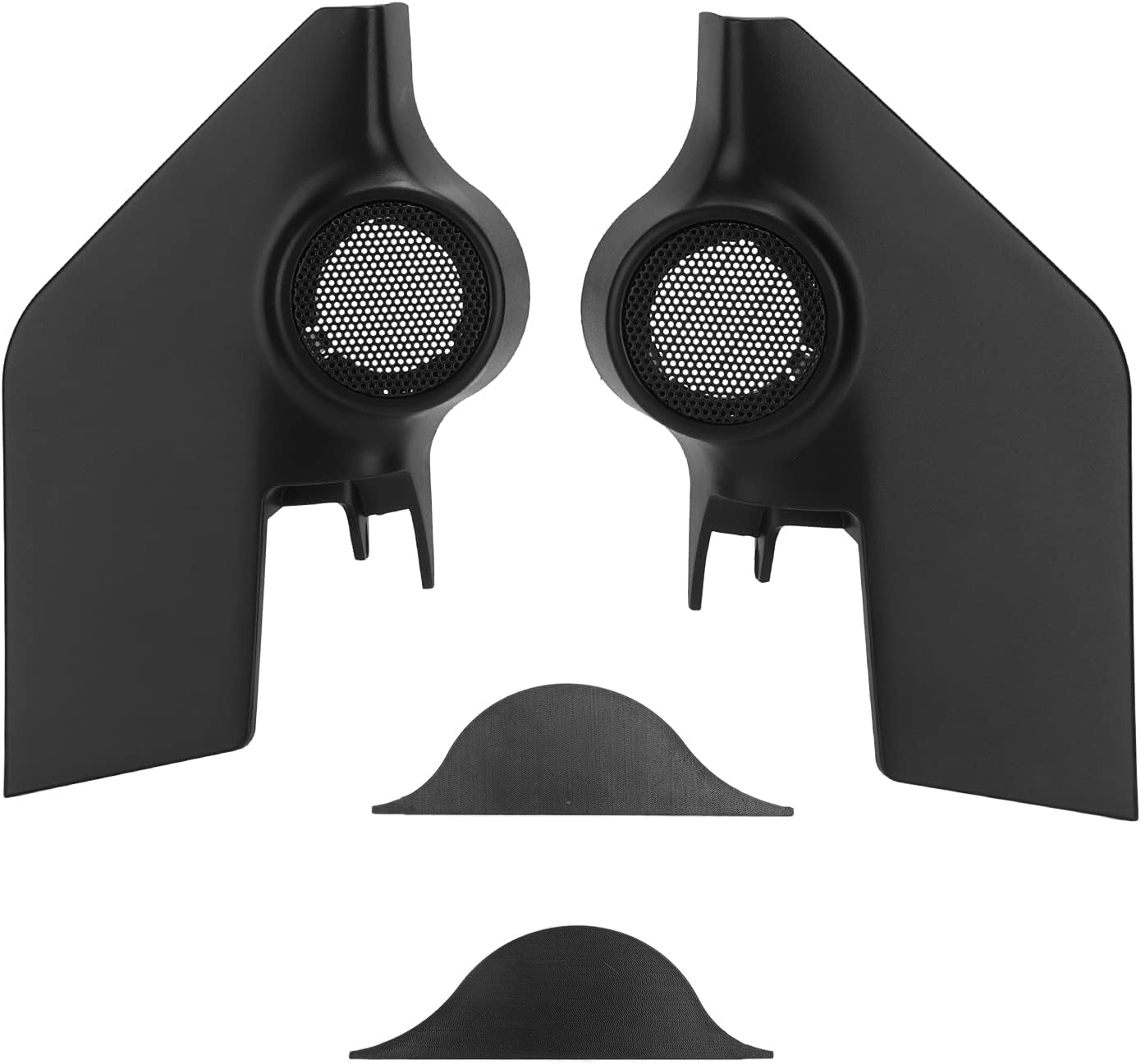Compare 2pcs Tweeter Speaker Cover Black Dustproof Protector Replacement for 2012‑2018​ at KSA Price