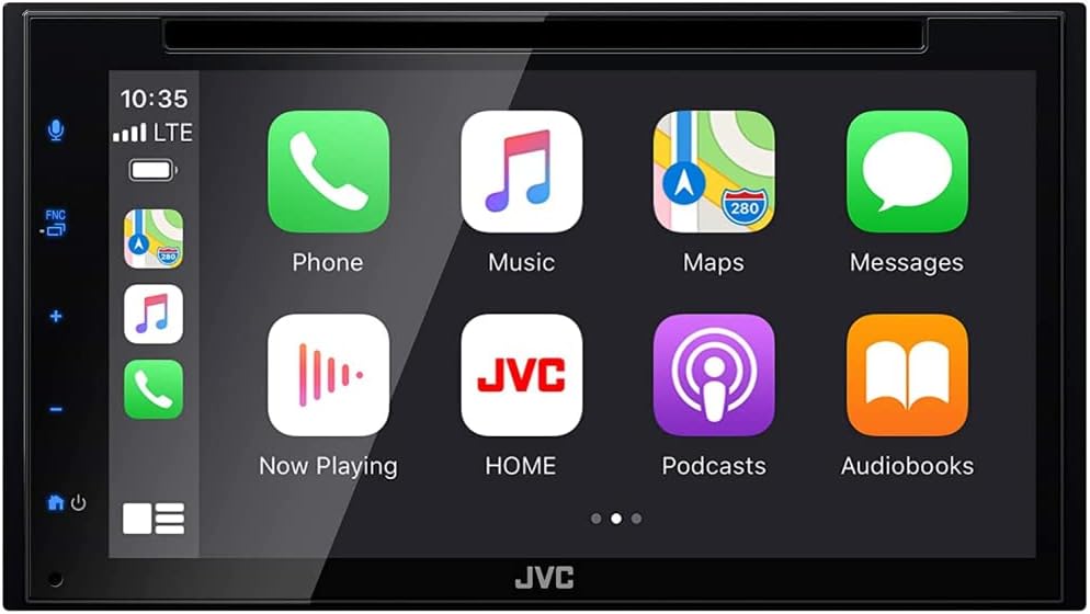 Compare JVC KWV660BT Apple CarPlay Android Auto DVDCD Player with 6.8 Touchscreen at KSA Price