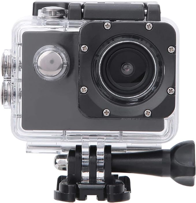 Compare HD 1080P Outdoor WiFi Sports Camera with Waterproof Housing & Accessory Kit: 140° Wide Angle Lens for Adventure Sports at KSA Price