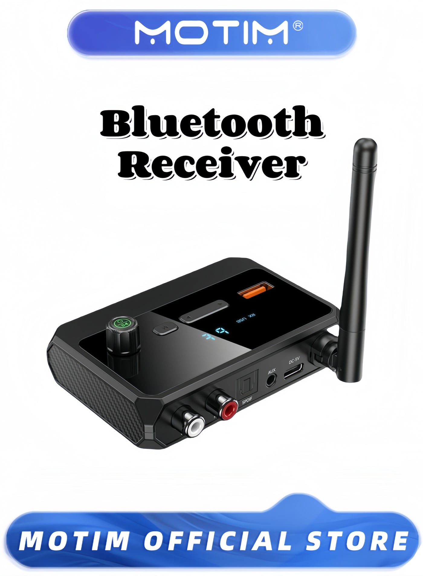 Bluetooth Receiver Adapter Bluetooth 5.3 Receiver…