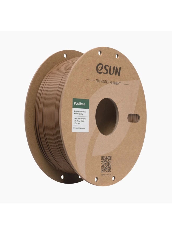 Compare eSUN PLA Basic Filament 1.75 mm, 3D Printer Filament PLA Basic, Dimensional Accuracy + 0.03 mm, 1 kg Spool 2.2 lbs 3D Printing Filament for 3D Printers, Brown at KSA Price