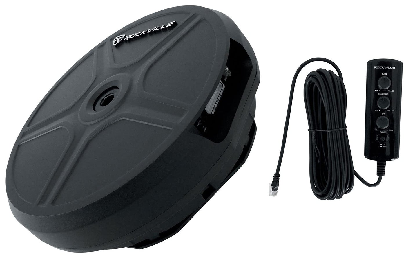 Compare Rockville RockGhost V2 800W Powered 11 Car Subwoofer, AntiTheft Spare Tire Design, Deep Bass, Easy Install, Perfect for Car Audio Enthusiasts at KSA Price