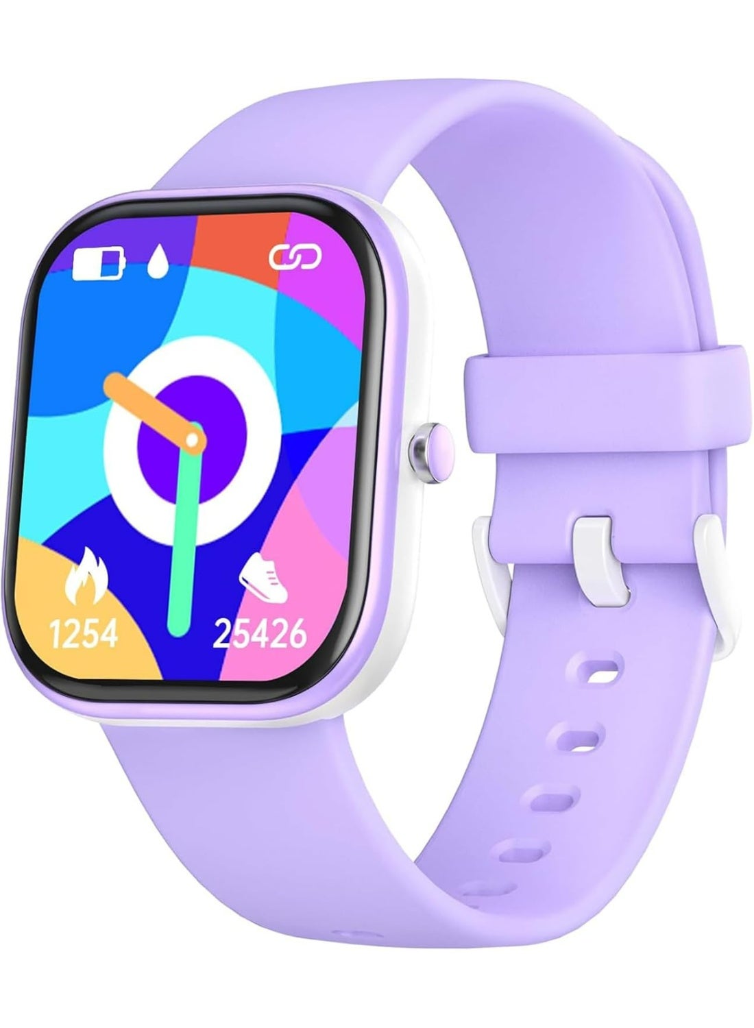 Compare ZONEY Kids Smart Watch for Boys Girls, IP68 Waterproof Kids Fitness Activity Tracker Watch,Heart Rate Sleep Monitor,8 Sport Modes,Pedometers,Calories Counter,Alarm Clock,Kids Gifts Purple at KSA Price