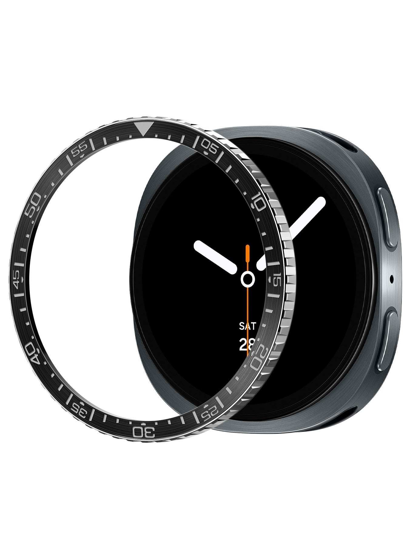 Compare Bezel Tune Diver for Samsung Galaxy Watch 8 44mm Bezel Ring Protector Adhesive Cover 2025  Black at KSA Price