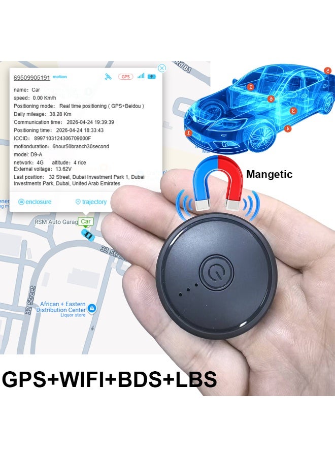 4G GPS Tracker Magnetic Mini Real-Time Tracking…