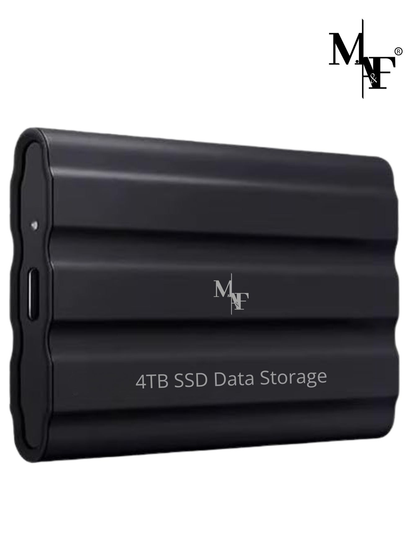 Compare Portable External Hard Drive 4TB, Mini SSD Hard Drives,Solid State External Drives,Computer Backup Drive,USB 3.1 to TypeC Support Data Storage Transfer for Windows XP PC Laptop and Mac at KSA Price