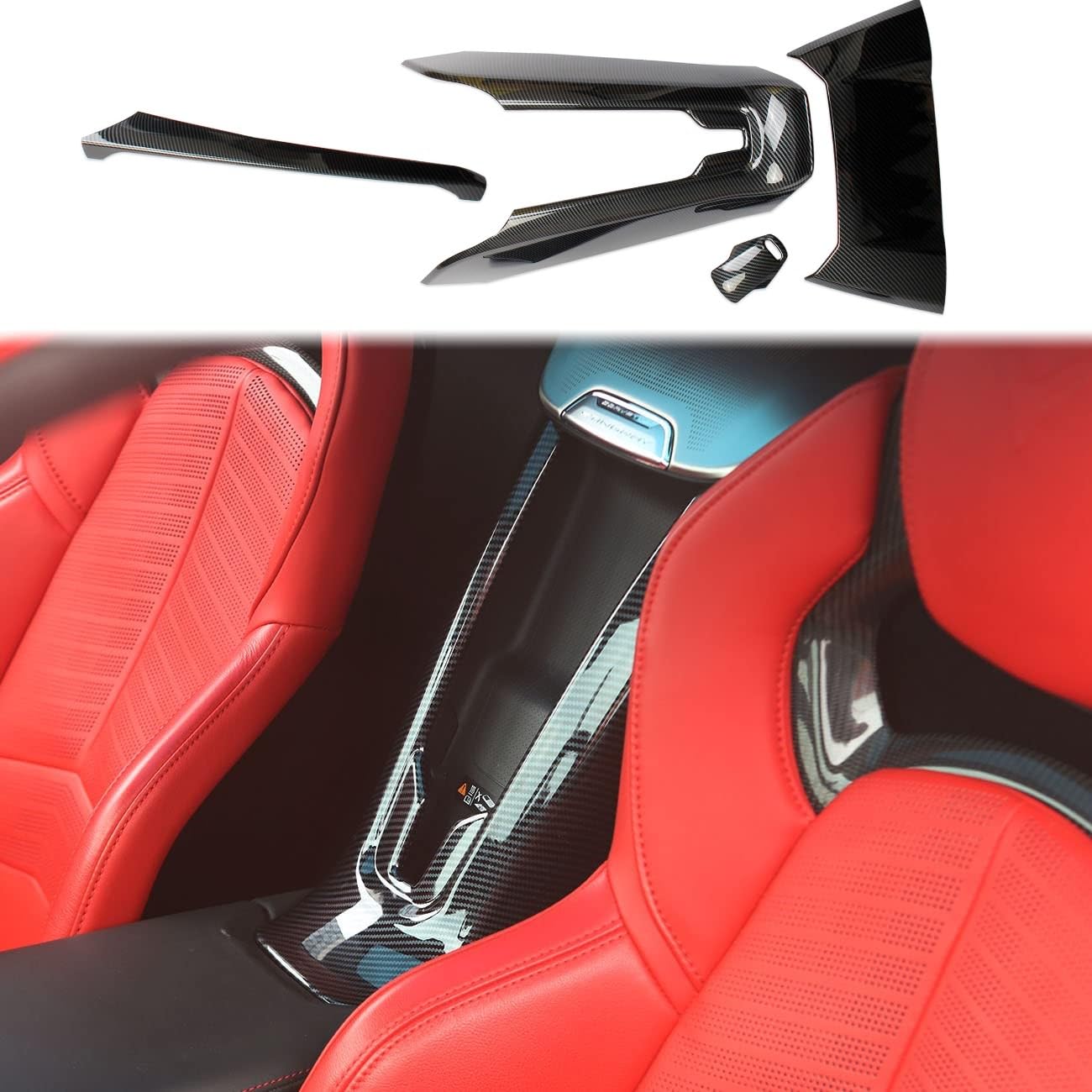 crosselec Carbon Fiber Interior Center Control Cover…