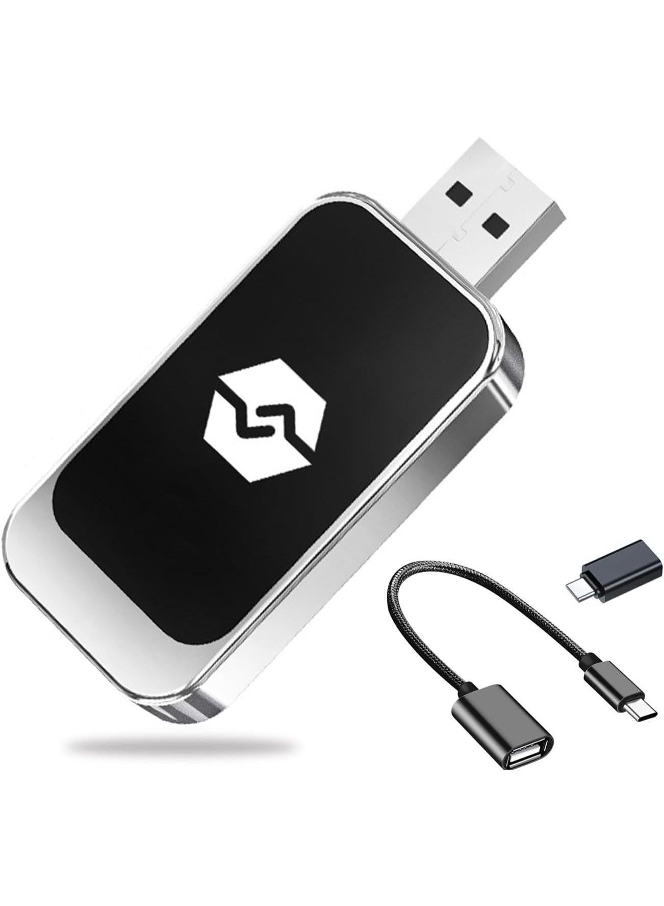 YOUWE7 Wireless Carplay Adapter, Wired CarPlay to…
