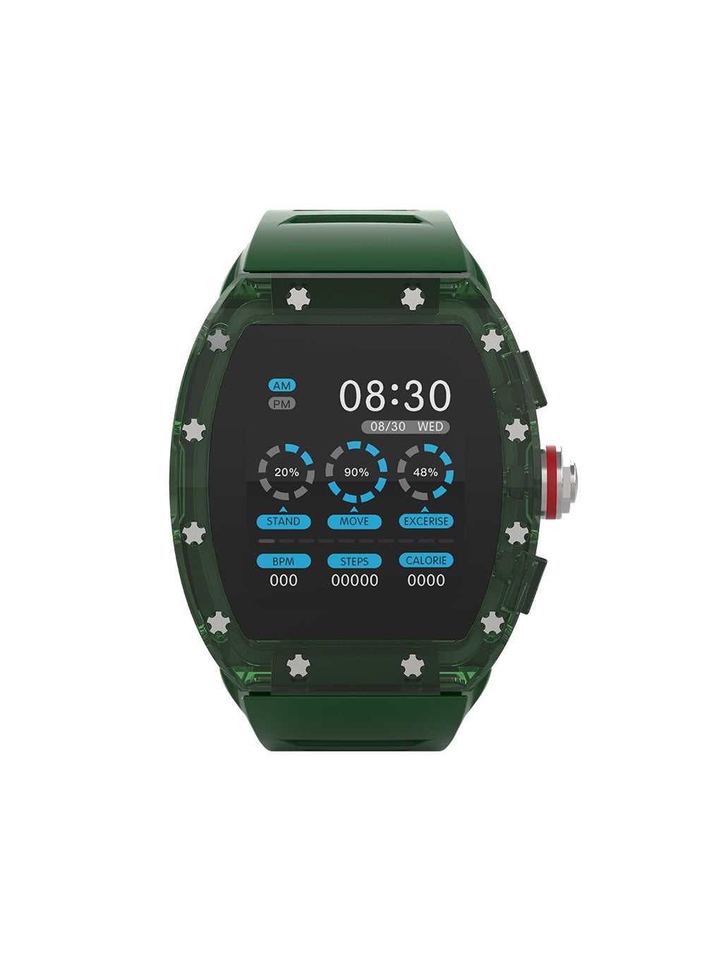 Compare SW01 Lucid Smart Watch with Water Resistant, NFC Payment, and Sleep, Heart Rate, Pressure, and Oxygen Monitoring  Green at KSA Price