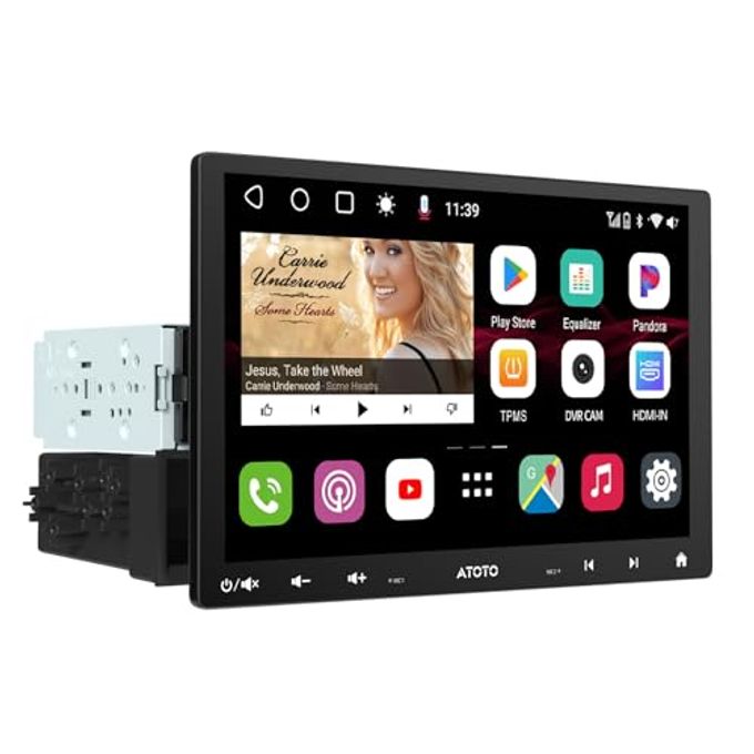 Compare S8 Ms 10 Android DoubleDin & SingleDin Car Stereo, Qled Floating Screen, 4G LteWiFi, Dual Cam Recording, Wireless Carplay & Android Auto, Dual Bluetooth, Gps Track, 36Eq, Dsp at KSA Price