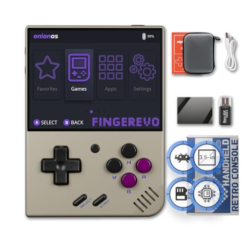 Miyoo Mini Plus OnionOS Handheld Game Console 3.5-inch…