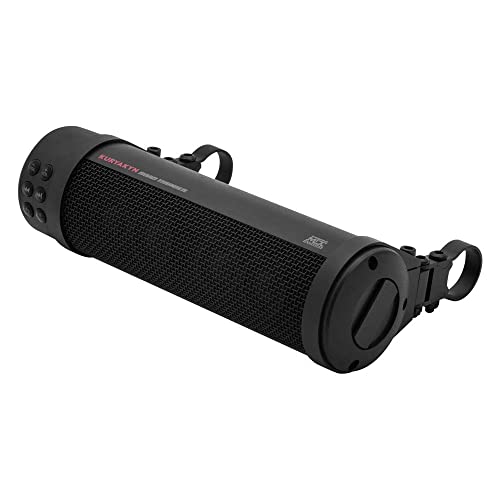 Compare Kuryakyn 2720 MTX Road Thunder Weather Resistant Motorcycle Sound Bar Plus 300 Watt Handlebar Mounted Audio Speakers with Bluetooth USB Power Charger Satin Black at KSA Price