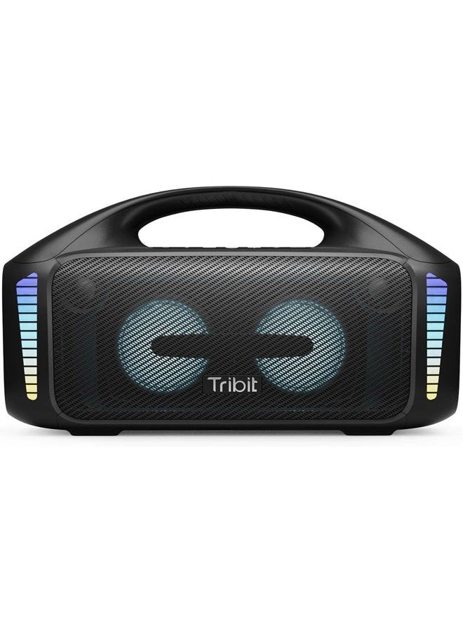 Compare StormBox Blast Portable Speaker: 90W Loud Stereo Sound with XBass, IPX7 Waterproof Bluetooth Speaker with LED Light, Bluetooth 5.3&TWS, Custom EQ, 30H Playtime for Outdoor at KSA Price