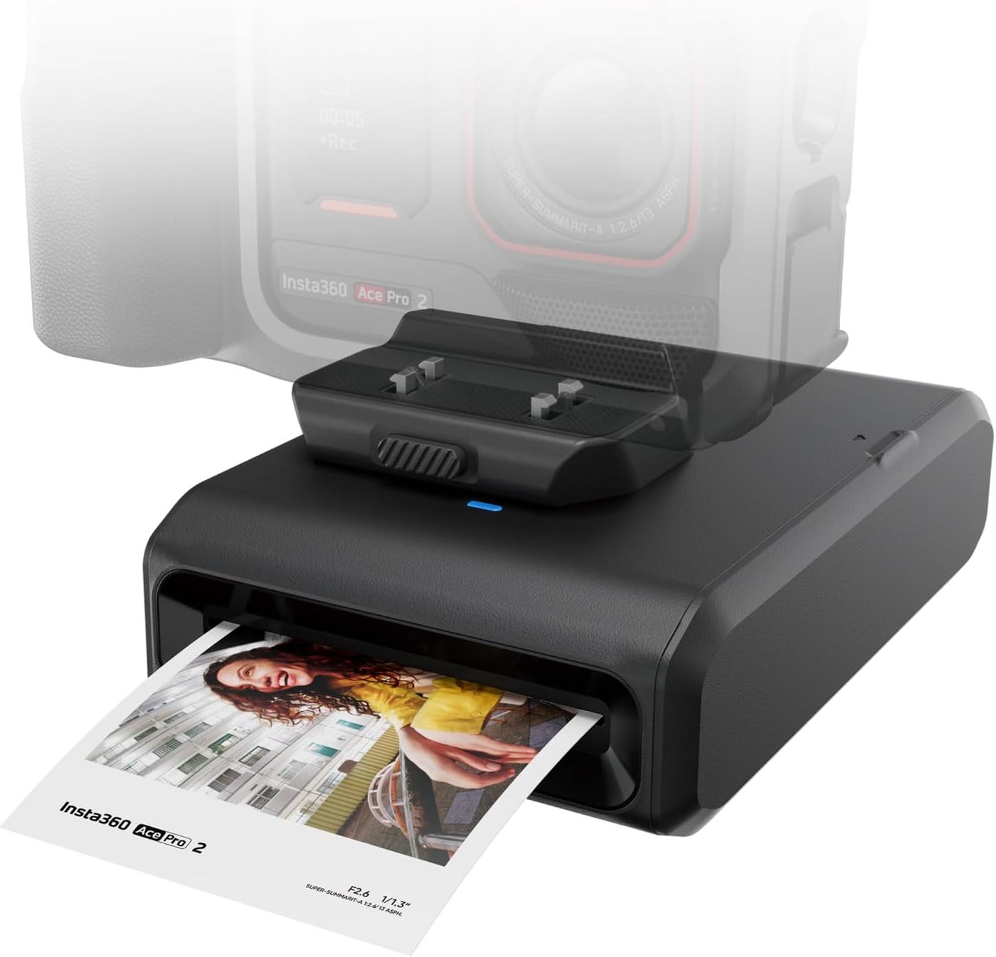 Compare Pocket Printer for Ace Pro 2 – Portable Bluetooth Instant Photo Printer, Prints Exclusive Watermarked Photos, Compact OntheGo Wireless Printing Accessory for Insta360 Ace Pro 2 at KSA Price