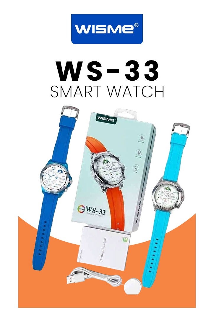Wisme WS33 Smartwatch Fitness Tracker Watch with Heart…