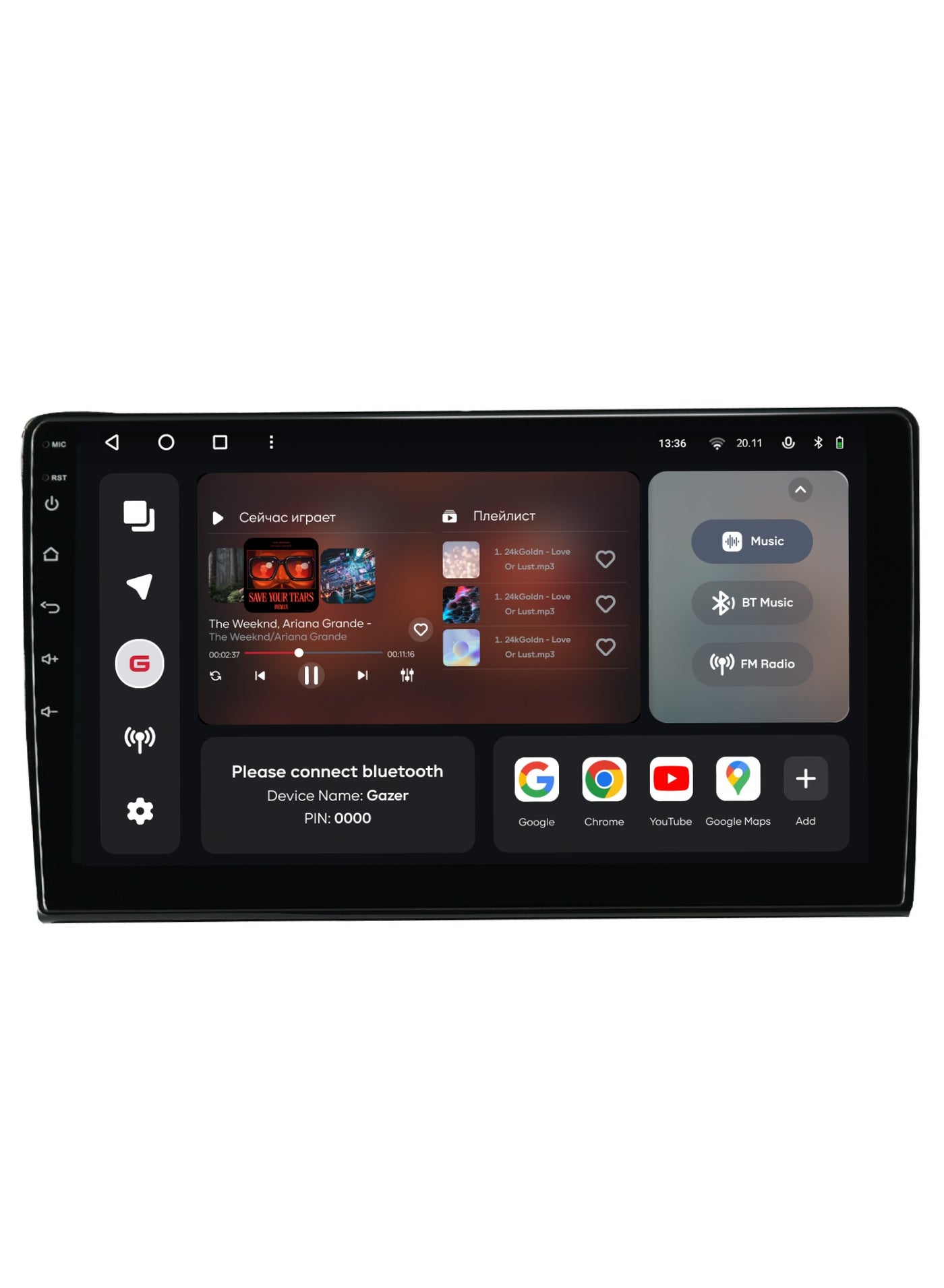 Compare Gazer T6010 PRO Car Multimedia System at KSA Price