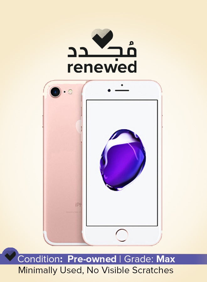 Compare Renewed  iPhone 7 32GB Rose Gold 4G With Facetime  International Version at KSA Price