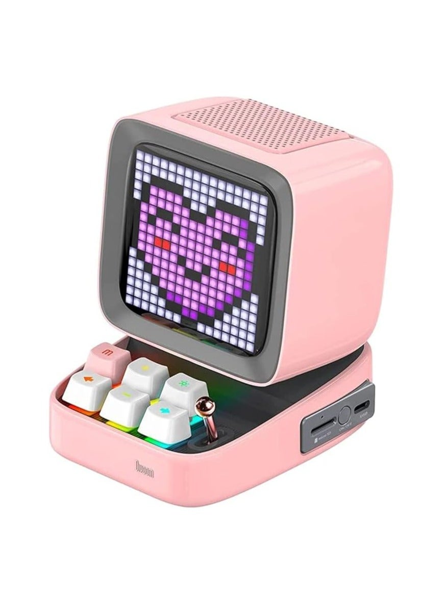 Divoom Ditoo Pro Bluetooth Mini Speaker - Pink