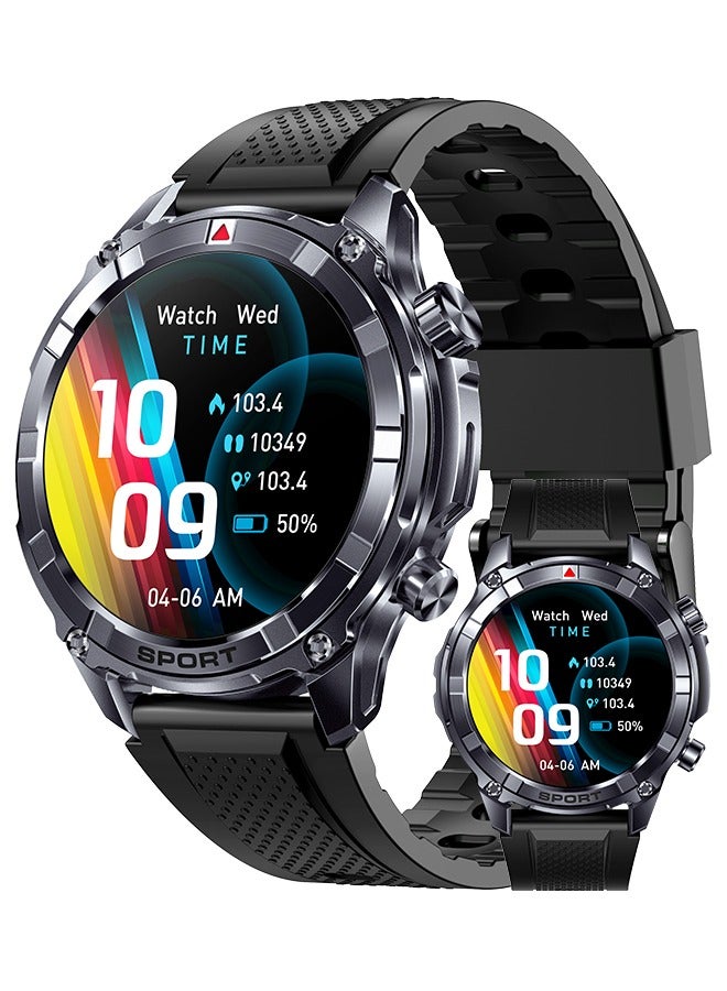 Compare Mens Smart Wearable Watch, Multiple Sports Modes, Bluetooth AnswerMake Calls, 1.52 Inch TFT High Definition Touch Screen, Smart Voice Assistant, Sports Smartwatch, RTi116 at KSA Price