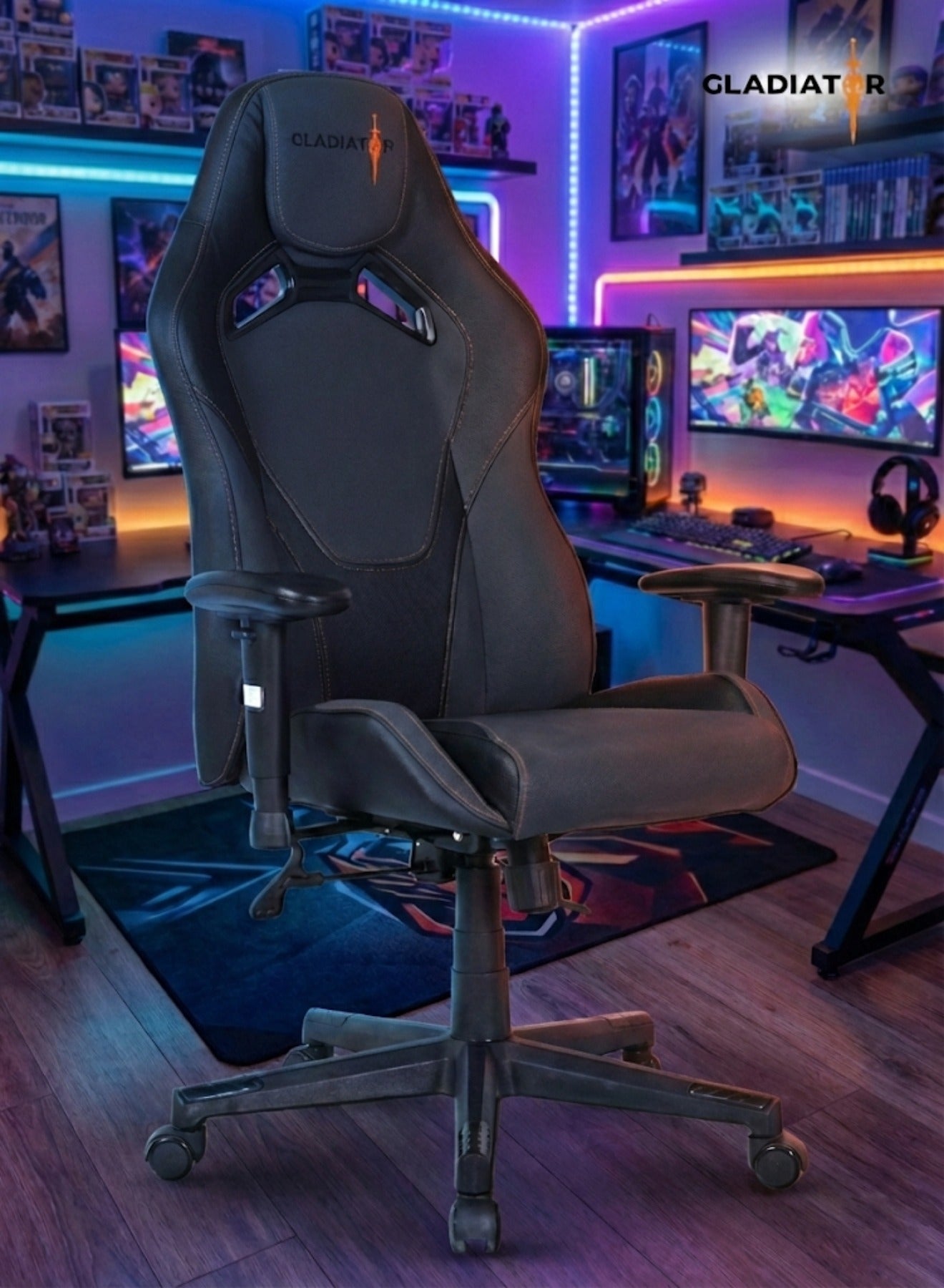 Elite Ergonomic Gaming Chair with Adjustable Lumbar…