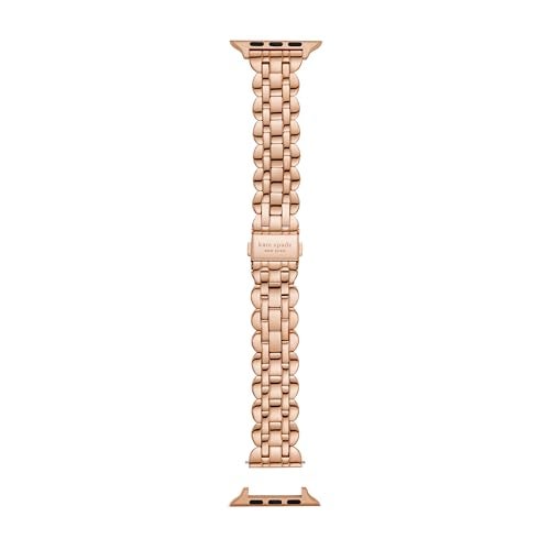 Compare kate spade new york womens rose goldtone stainless steel 424445mm band for apple watch® at KSA Price