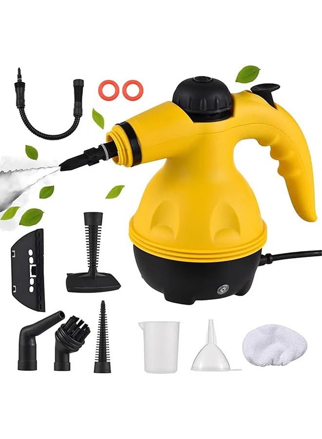 Compare Handheld Steam Cleaner, 1200W HighPower Steam Cleaning Device, HighTemperature Pressurized Steam Cleaner with 9 Accessories for Kitchen, Sofa, Bathroom, and Car at KSA Price