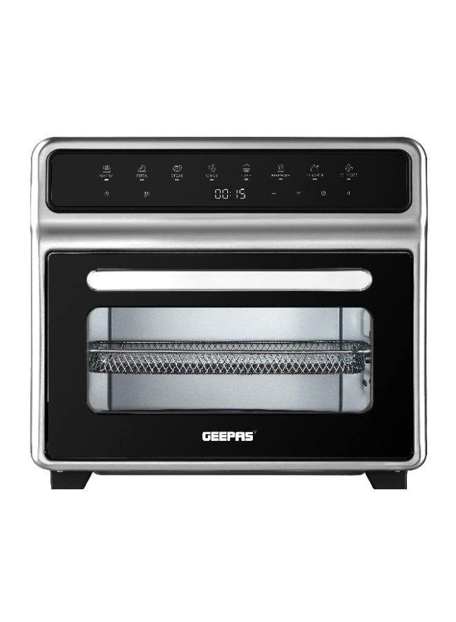 Compare 25 L Digital Air Fryer Oven 1800 W |  Roasting, Baking, Grilling, Air Frying Functions, Vortex Technology | 8 Preset Programs, Glass Door | Includes Tray and Mesh Basket, for Making Pizza, Cookies, Meat, Vegetables, E at KSA Price