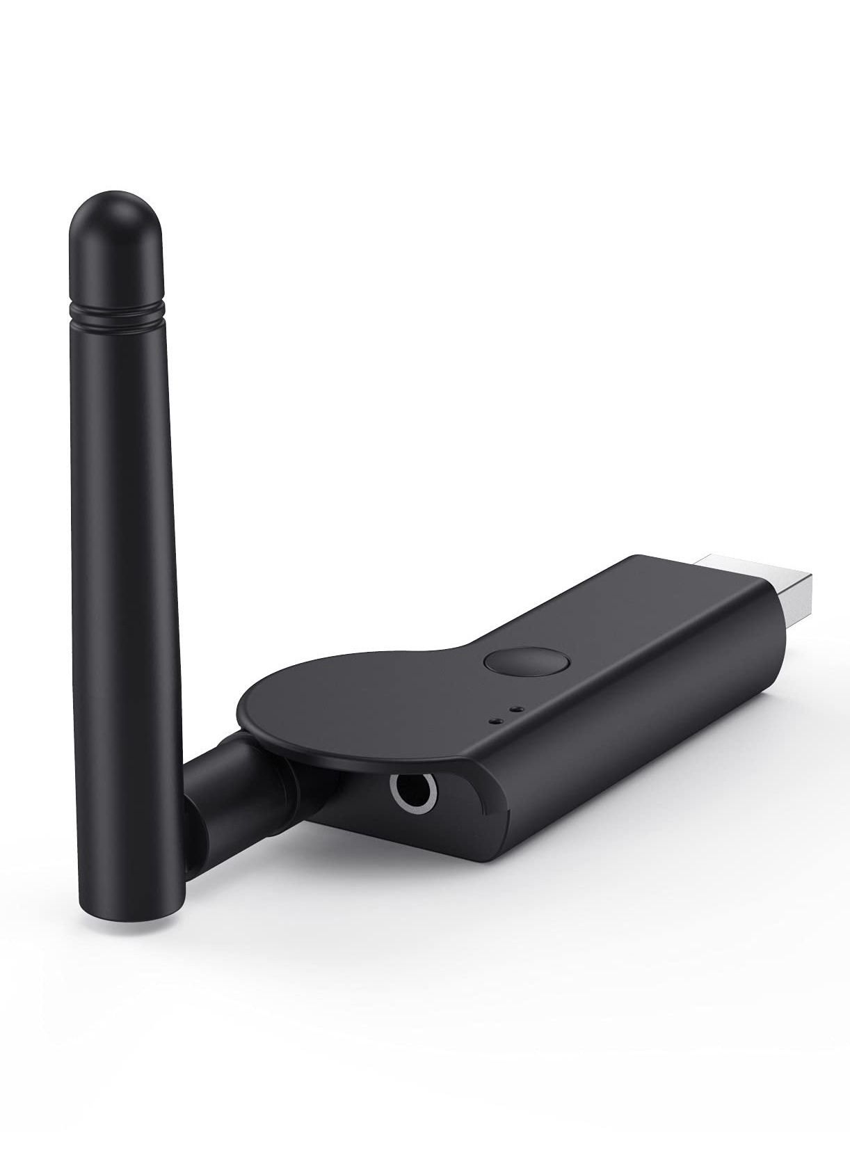 Compare Bluetooth Adapter, Transmitter, Dual Link USB 5.2 Audio Adapter with 2DB External Antenna for TV Laptop Headphones at KSA Price