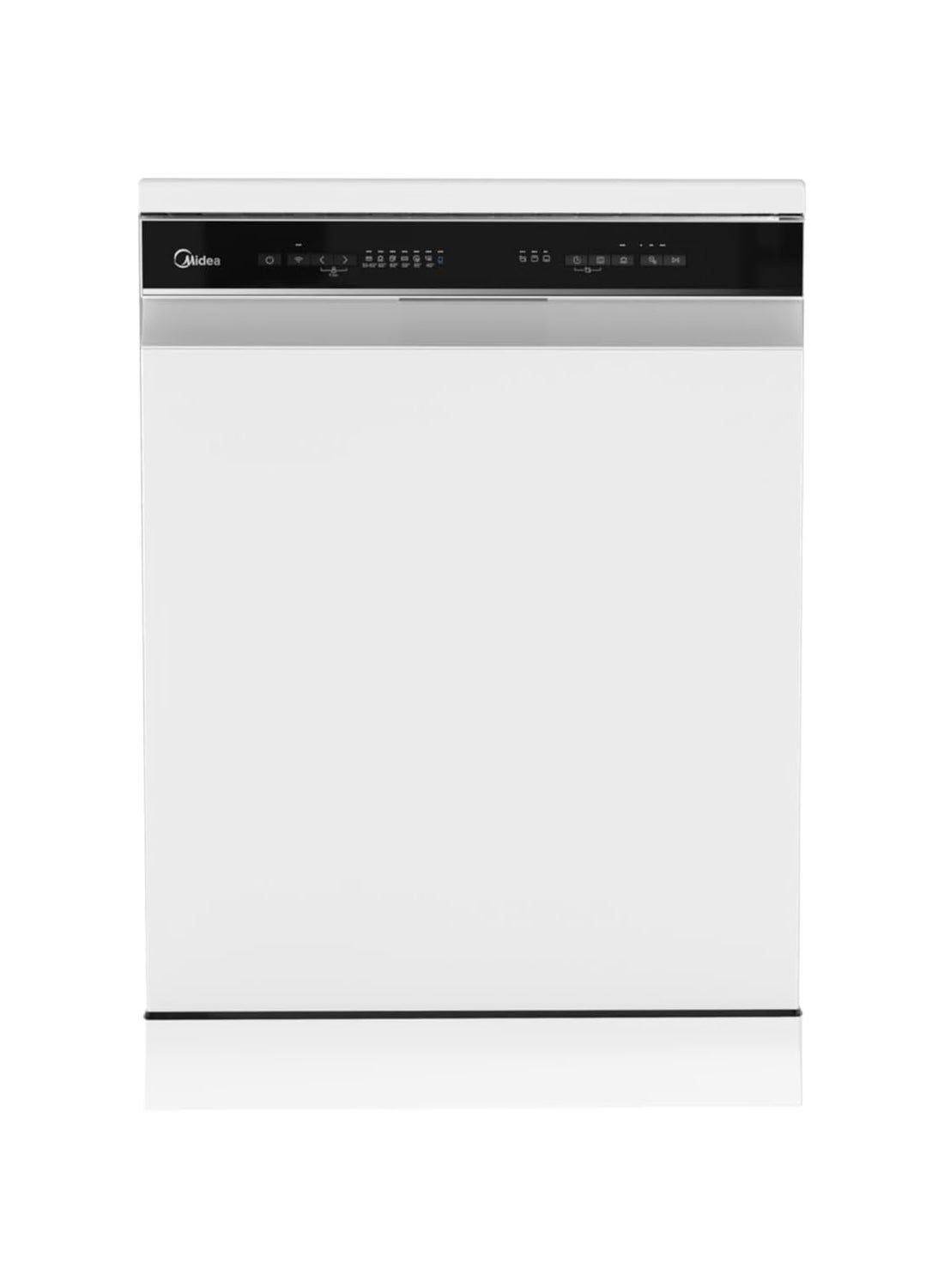 Compare Smart Freestanding Dishwasher, 14 Place Settings, 9 Programs, WiFi, Delay Start & Dual Zone Wash, Silent & High Energy Efficient, Rapid Wash, Child Lock, Ion Dishfresh WQP14W7633DW White at KSA Price
