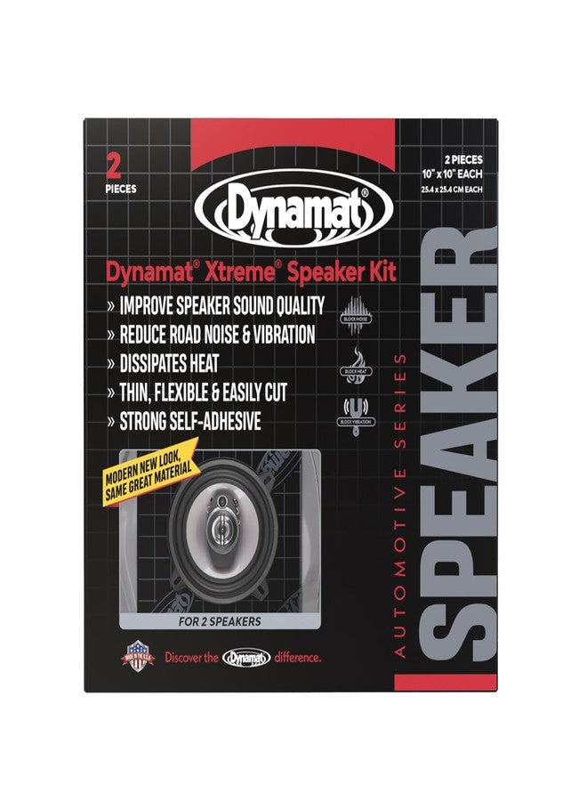 Compare Dynamat Xtreme Sound Deadening Car Insulation Speaker Pack 10415 – Pre Cut Noise Dampening Kit for Audio Speakers – Easy Self Adhesive Install – Made in USA – 2 Sheets 10”x10” Each, 1.4 sq ft total at KSA Price