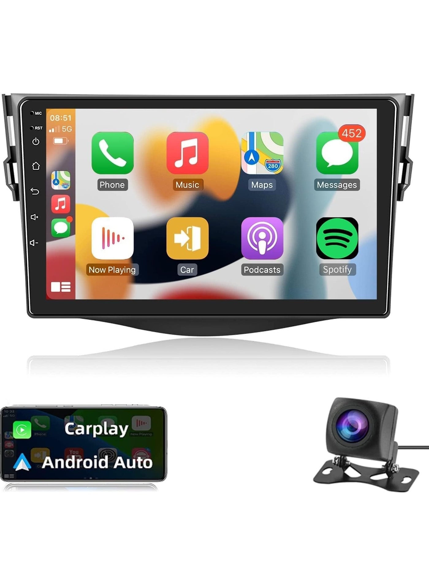 Compare Android Car Stereo for Toyota RAV4 20072011 1GB RAM 32GB ROM 9 Inch Support MirrorLink WiFi BT, 2.5D IPS Touch Screen with AHD Camera Included at KSA Price