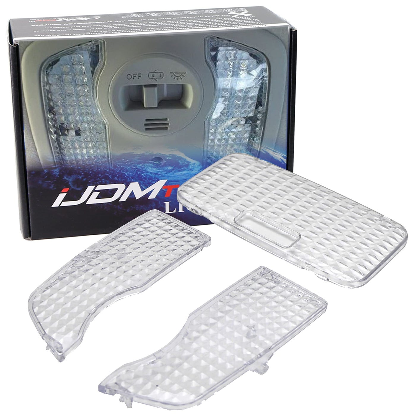 Compare iJDMTOY 3pc JDM Crystal Clear Interior Map and Dome Light Lens Covers Compatible With 201015 Toyota Prius XW30  201217 Prius V ZVW4041 at KSA Price