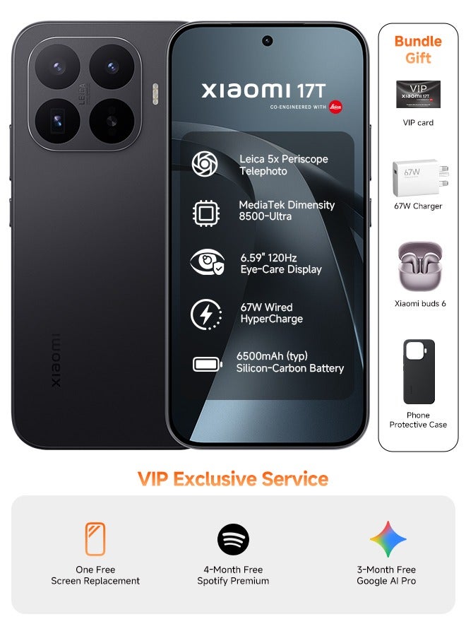 17T Dual SIM 5G Black 12GB RAM 512GB +…