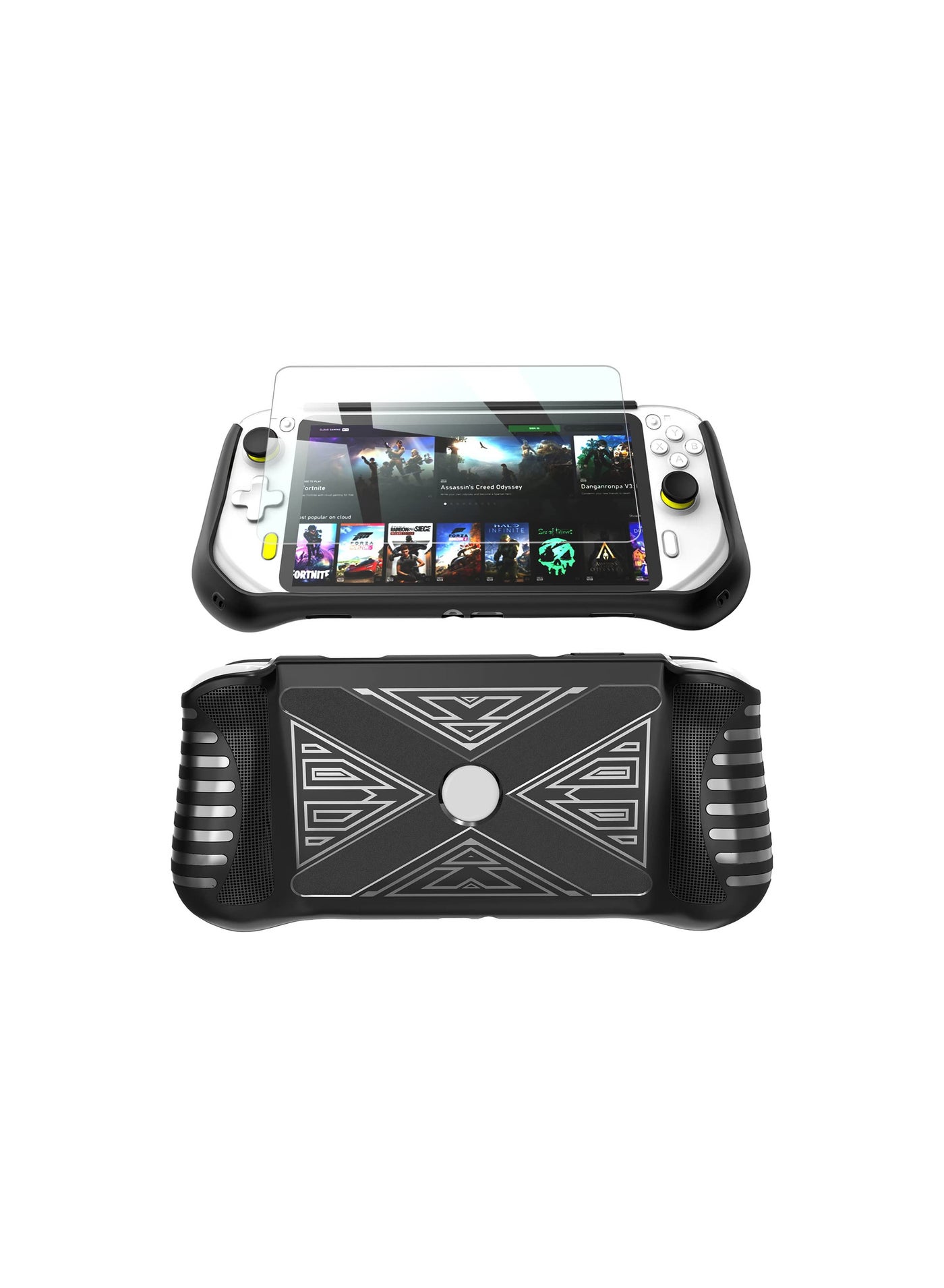 Compare Silicone Cover Case Fit for Logitech G Cloud, Gaming Handheld and Screen Film Protector, Fit for Logitech G Cloud Gaming Accessories BlackContains 1 Film at KSA Price