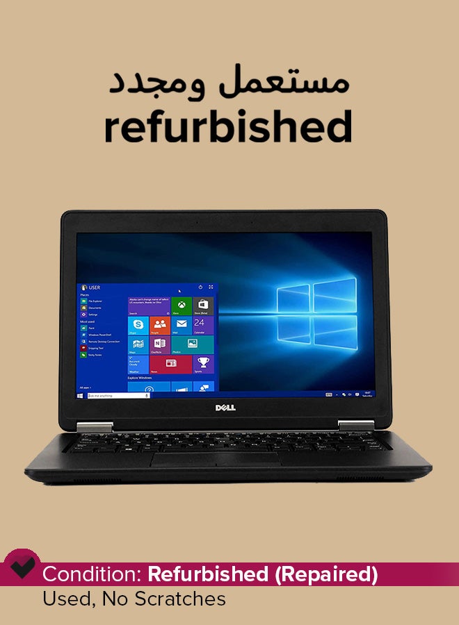 Compare Refurbished  Lattidue E7270 Laptop With 12.5Inch Display,Intel Core i5 Processor6th Gen8GB RAM256GB SSD64MBIntel HD Graphics 520 English Black at KSA Price