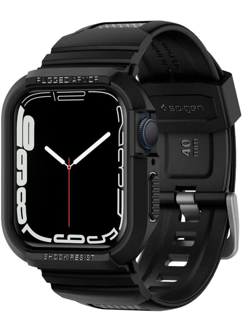 Rugged Armor Pro Apple Watch Band with Case for…