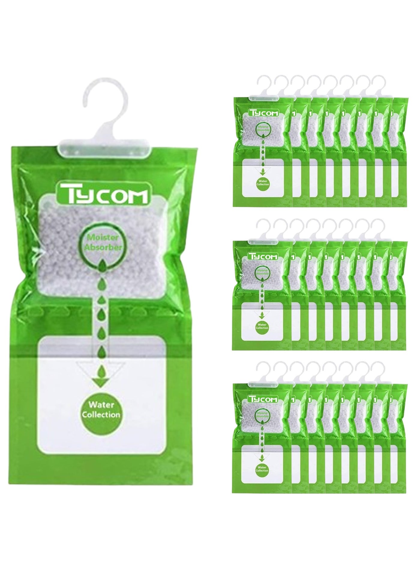 Compare Deodorizer, Hanging Humidity Packs for Effectively Absorbing Excess Moisture, Closet Dehumidifiers & Odor Removers for Home & Car  24Pcs at KSA Price
