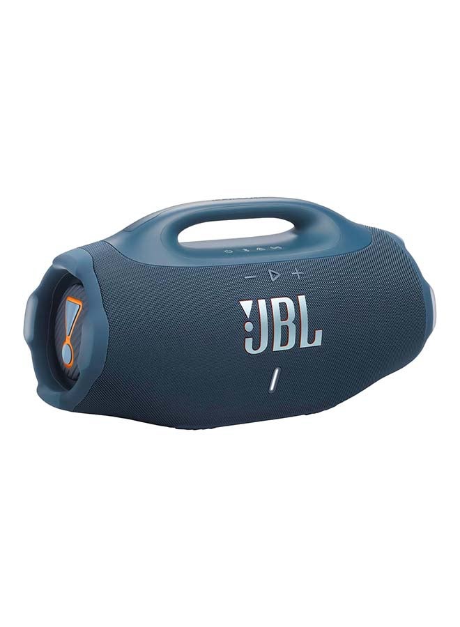 Compare Boombox 4 – Most Powerful Portable Waterproof Speaker with Massive JBL Pro Sound, AI Sound Boost, Up to 34 Hours Playtime, IP68 Waterproof & Dustproof, Auracast™ MultiSpeaker Connection, blue at KSA Price