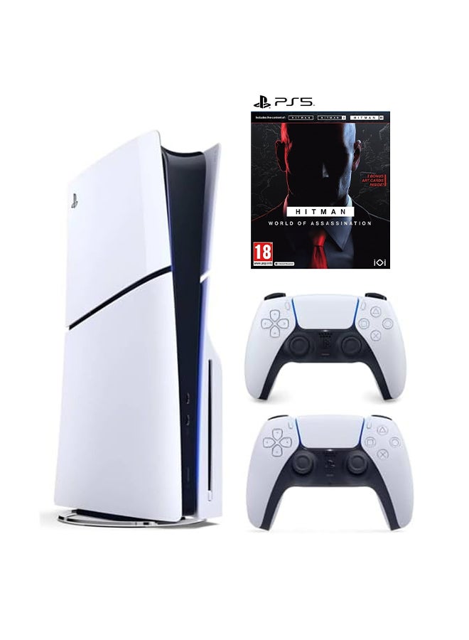 PlayStation 5 Disc Slim Console With Extra White…