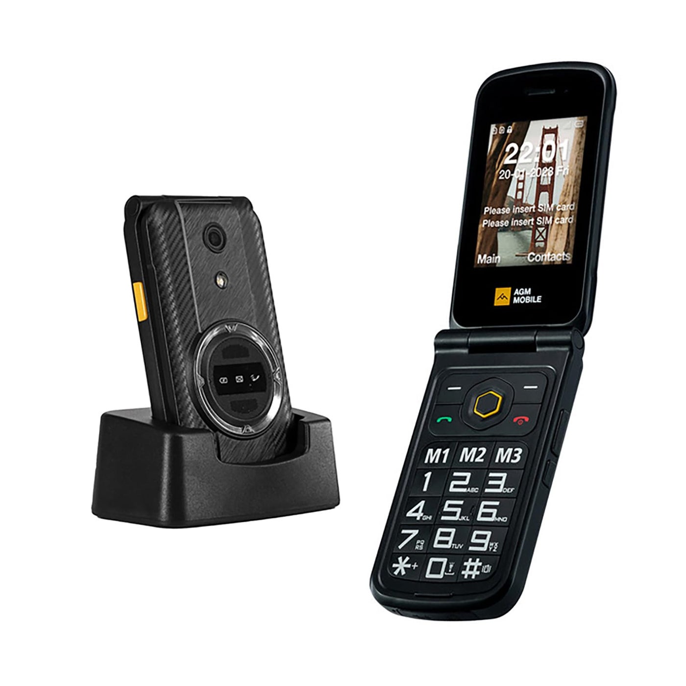 AGM M8 Rugged Flip Phone, 4G LTE Basic…