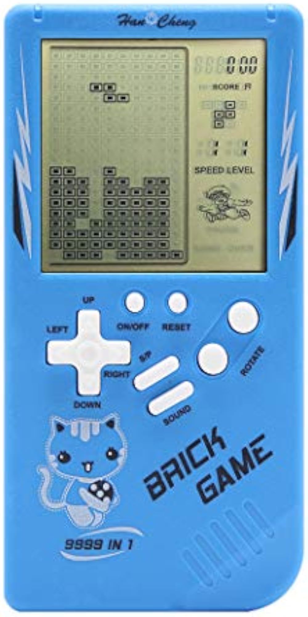 Retro Big Screen Brick Game Console 9999 in…