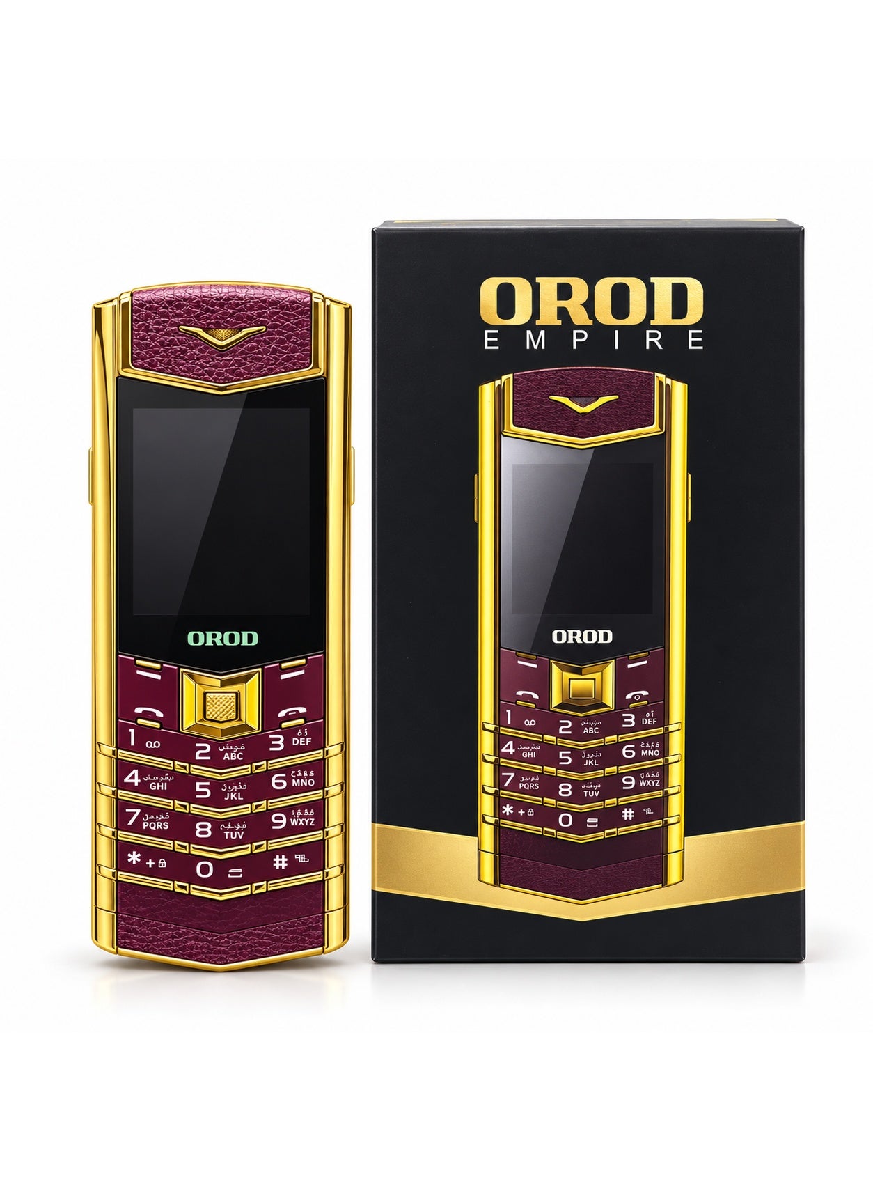 Compare Classic, luxurystyle feature button phone styled with a gold finish, metallic frame, and a comfortable physical keypad. Dual SIM 1.77 inche at KSA Price