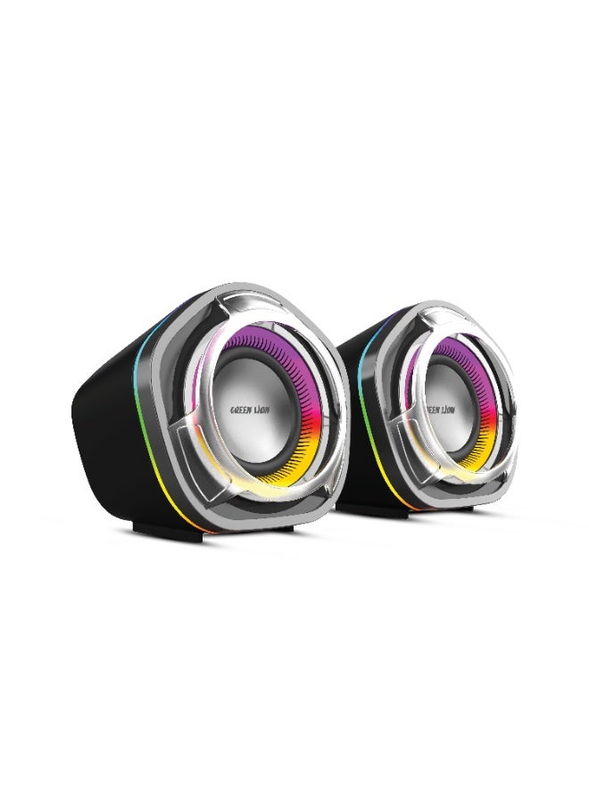 Clario Gaming Speakers with 6W Hi-Fi Sound, Bluetooth…