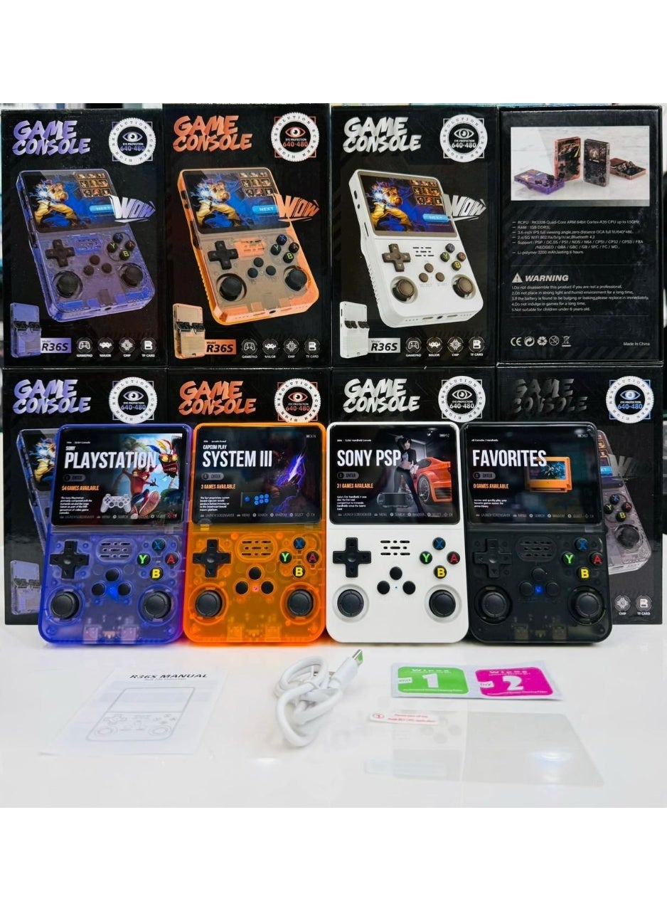 Compare Retro Handheld Game Console  multicolor 3.5? IPS Screen, Linux System at KSA Price