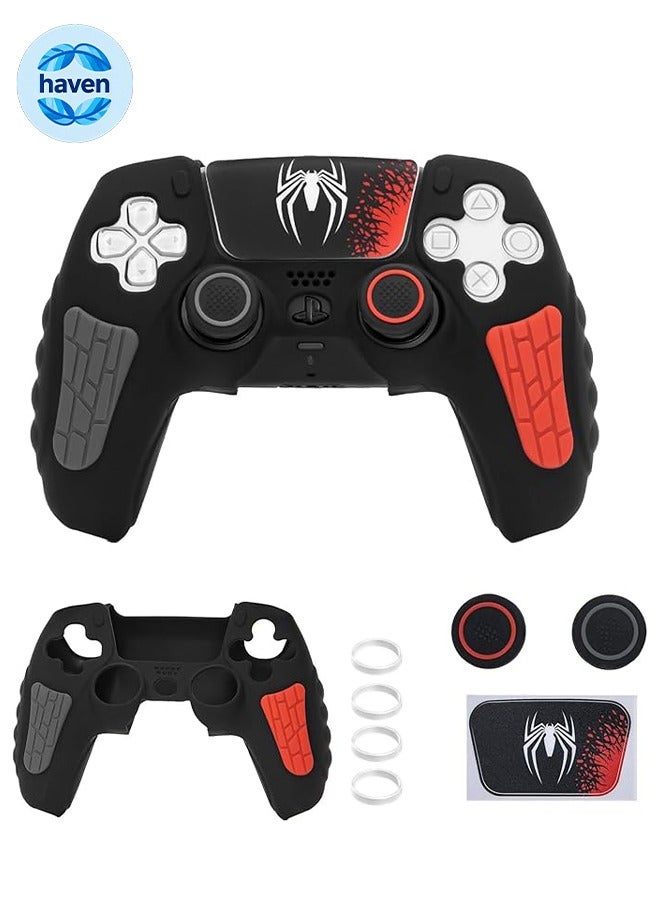 Compare PS5 Controller Silicone Protective Case, with AntiShock and AntiScratch Properties Comes, with Thumbstick Caps, Joystick Protectors and Cover Wrap Sticker, Protection Case Compatible with PS5 at KSA Price