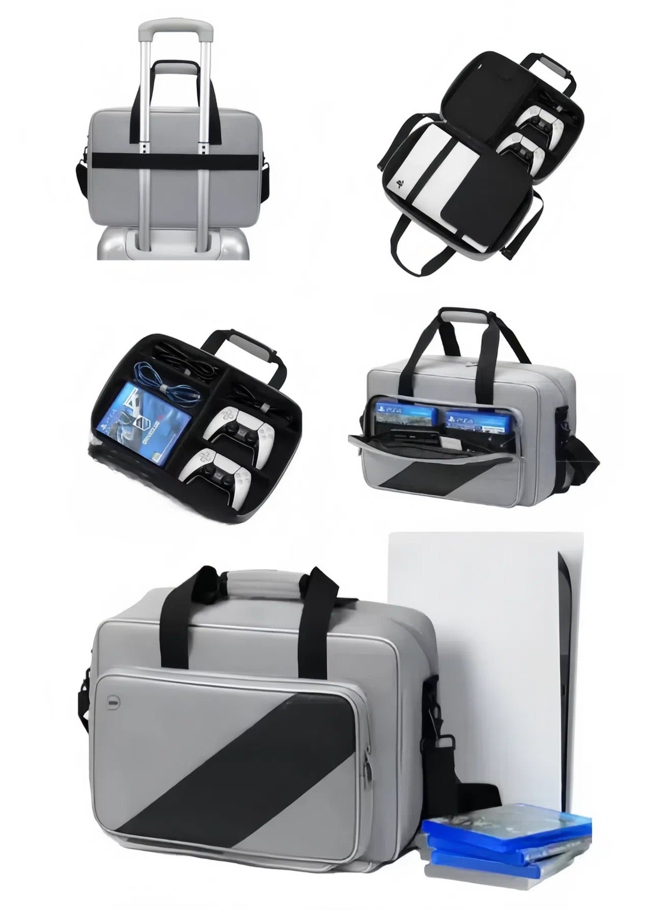 Travel Storage Bag for Ps5, Shoulder Bag…