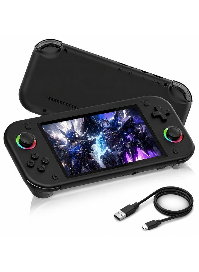 Compare M26 Handheld Video Game Console  5.1Inch HD Screen, 30+ Builtin Games, RGB Light Ring, 3D Rocker, PSP Style Portable Gaming Console for Kids & Adults at KSA Price