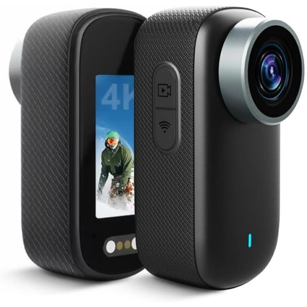 Compare 4K Ultra HD Mini Action Camera with WiFi, Night Vision, Magnetic Mount, 150° WideAngle, Rechargeable Battery Compact Sports Cam for Bike, Motorcycle, Helmet, Travel and Outdoor at KSA Price