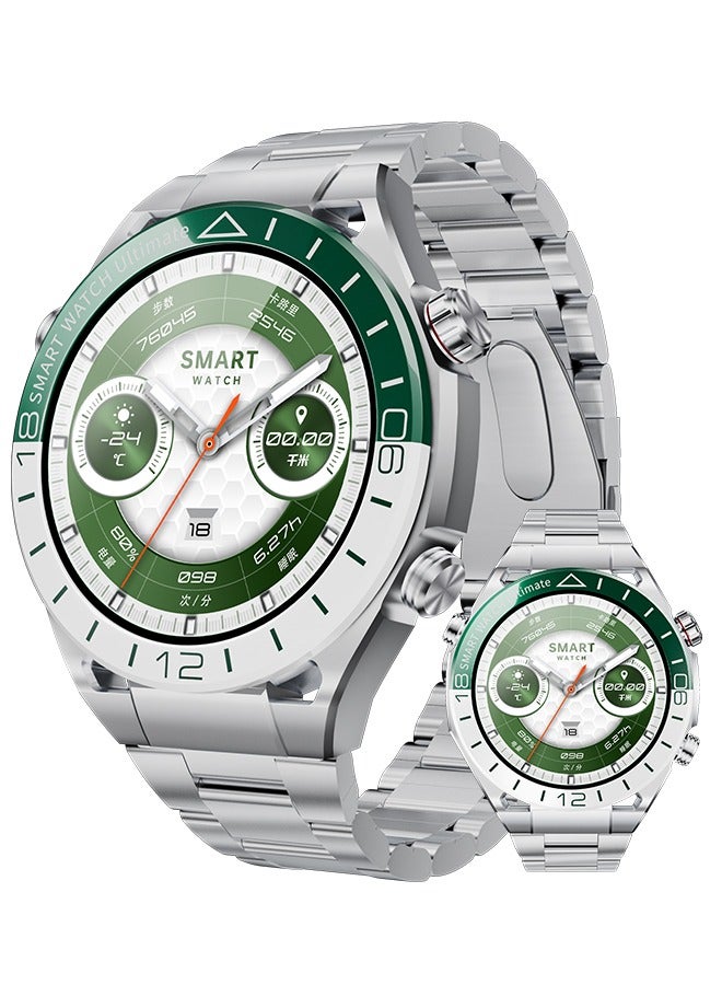 Compare Mens Smart BLUETOOTH Watch, 1.53 Inch Full Fit HighDefinition Screen, IP67 Waterproof, Magnetic Wireless Fast Charging, Multiple Sports Modes, Sleep Monitoring, Bluetooth 3.0 Chip, RT SK41 at KSA Price